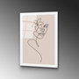 Wallity Cuadro Decorativo de Vidrio Templado Multicolor 30 x 45 cm